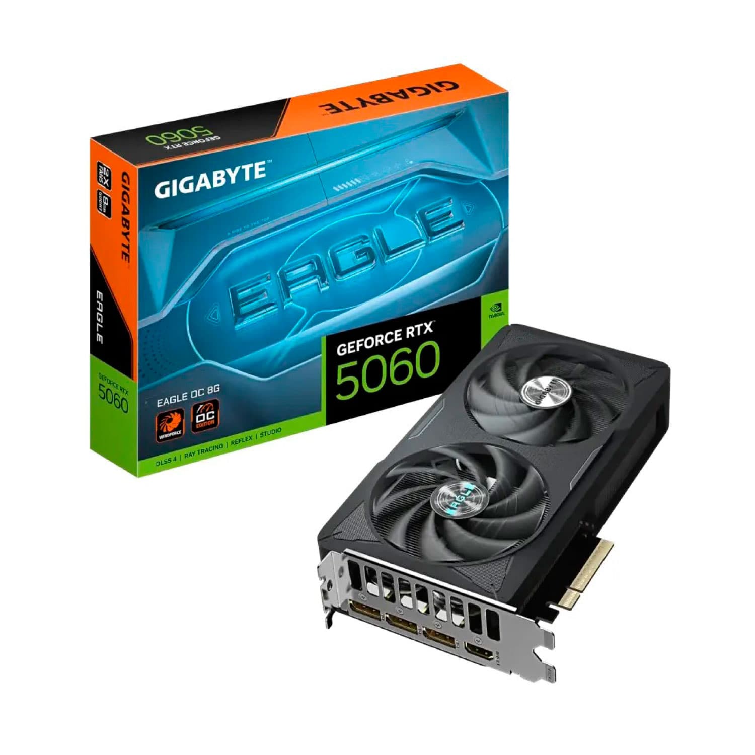 TARJETA DE VIDEO GIGABYTE RTX 5060 EAGLE OC 8GB GDDR7