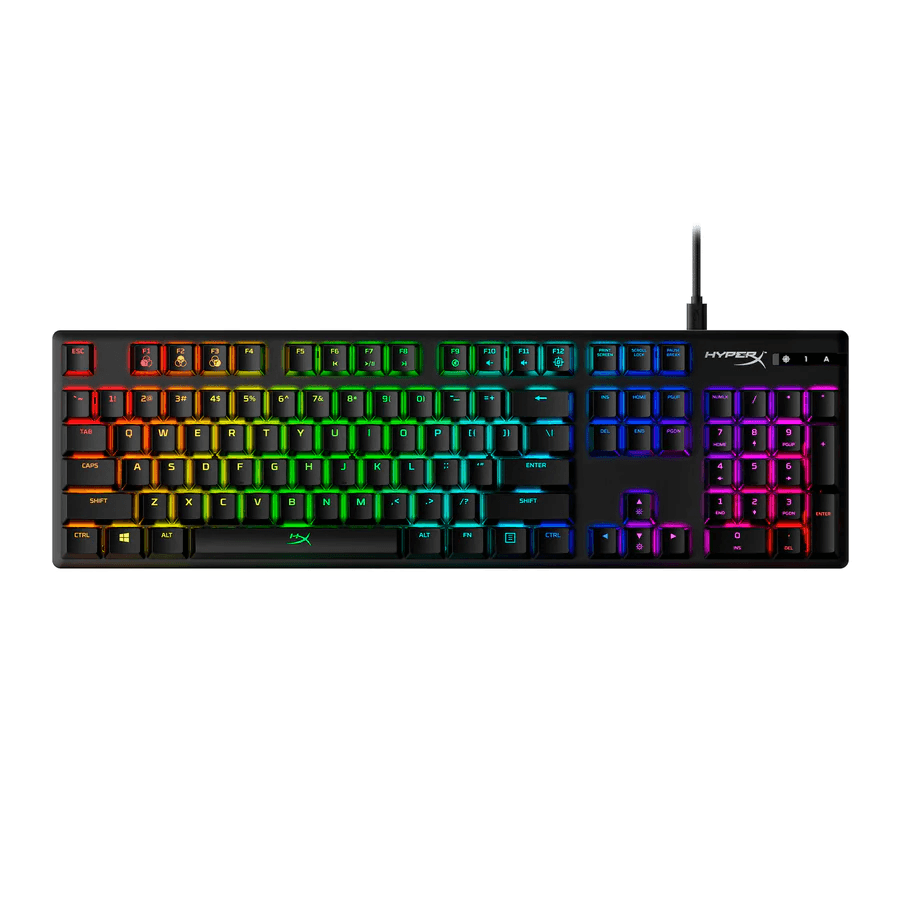 TECLADO HYPER X ALLOY ORIGINS ABS RED