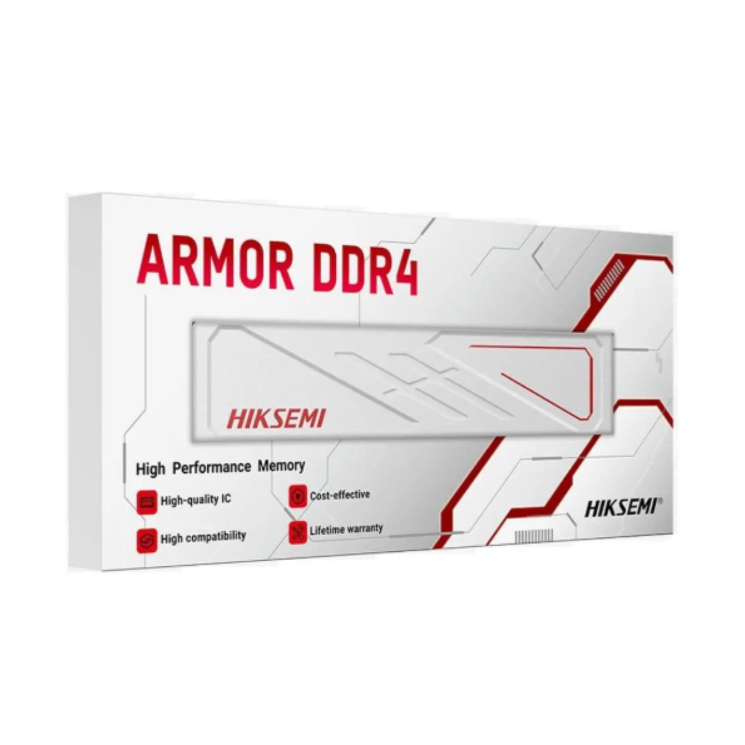 MEMORIA RAM HIKSEMI 8GB ARMOR UDIMM WHITE DDR4 3200MHz