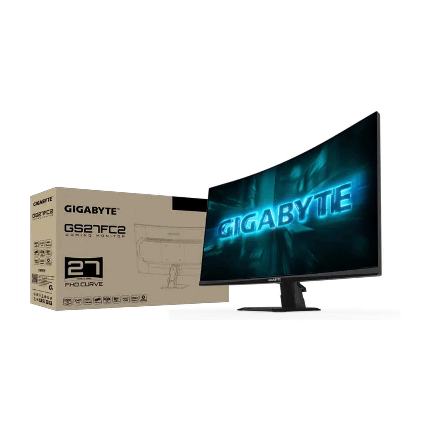 MONITOR GAMING GIGABYTE GS27FC2 27 FULL HD CURVO 240HZ