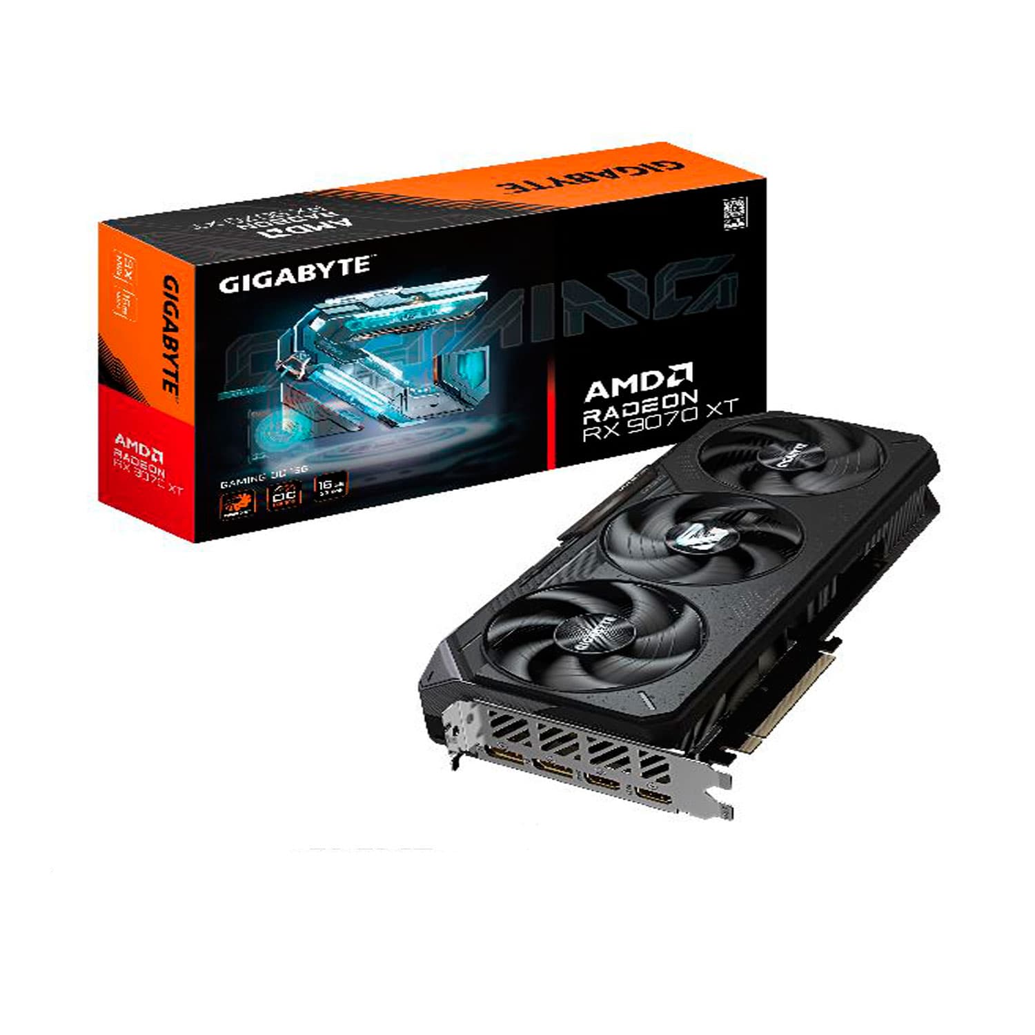 TARJETA DE VIDEO GIGABYTE AMD RADEON RX9070XT GAMING 16GB GDDR6