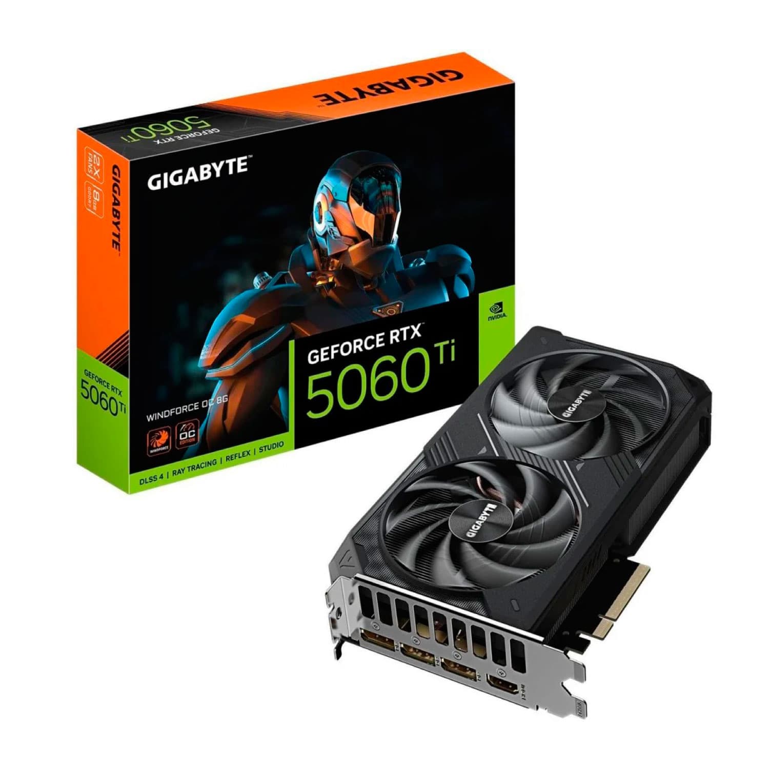 TARJETA DE VIDEO GIGABYTE RTX 5060TI WINDFORCE OC 8G GDDR7