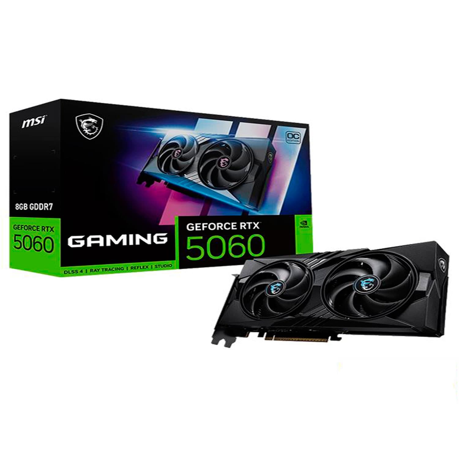 TARJETA DE VIDEO GIGABYTE RTX 5060 GAMING OC 8GB GDDR7