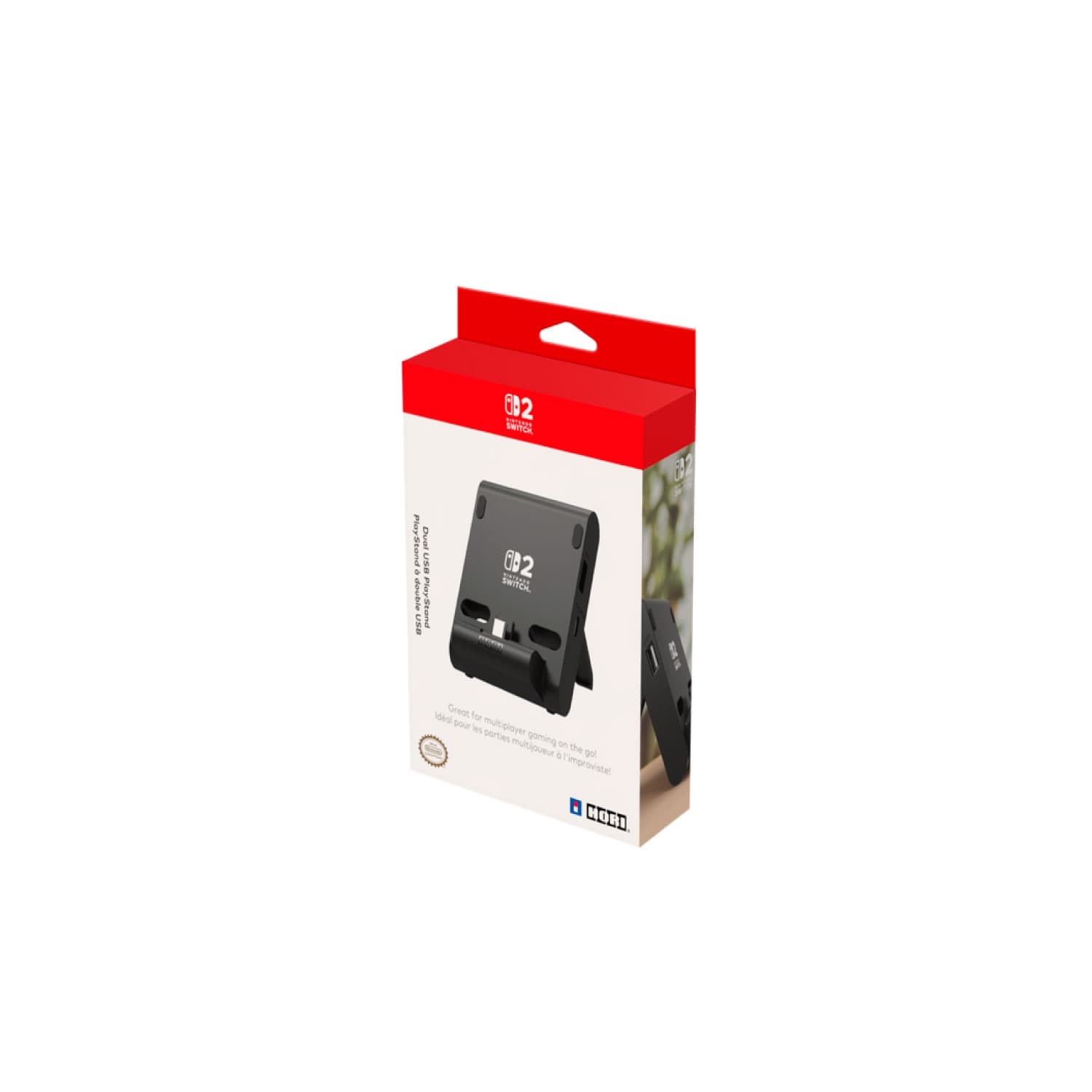 SOPORTE PLAYSTAND HORI DUAL USB PARA NINTENDO SWITCH 2