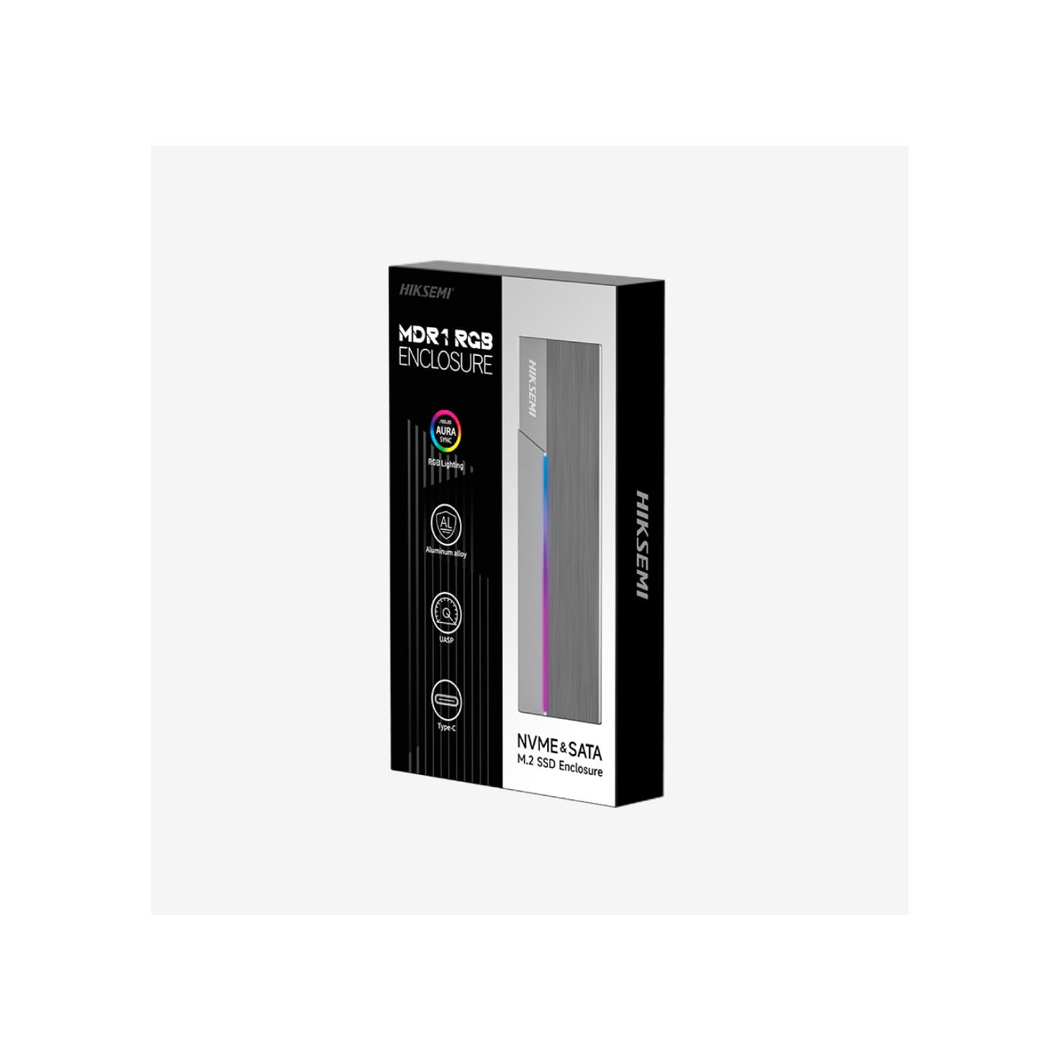 BAHIA EXTERNA HIKSEMI NVME M.2 -UP TO 10GBPS TRANSMISSION SPEED