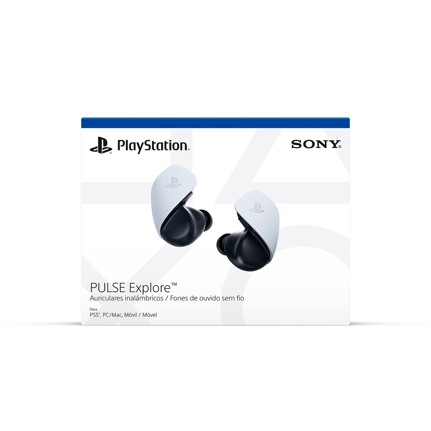 AURICULAR SONY IN EAR PS5 PULSE EXPLORER BLANCO Y NEGRO