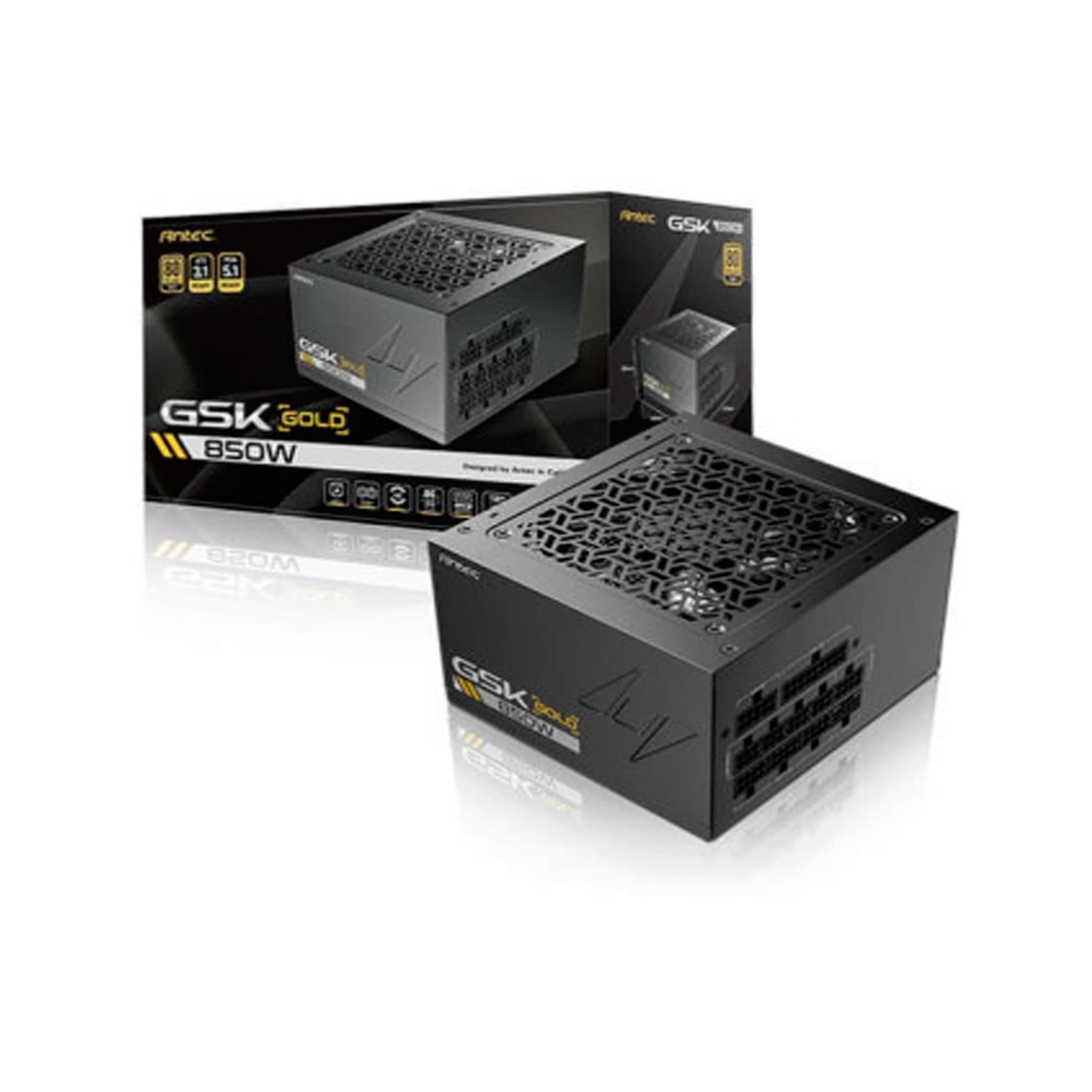 FUENTE ANTEC GSK850 EC ATX 3.1 80 PUS GOLD