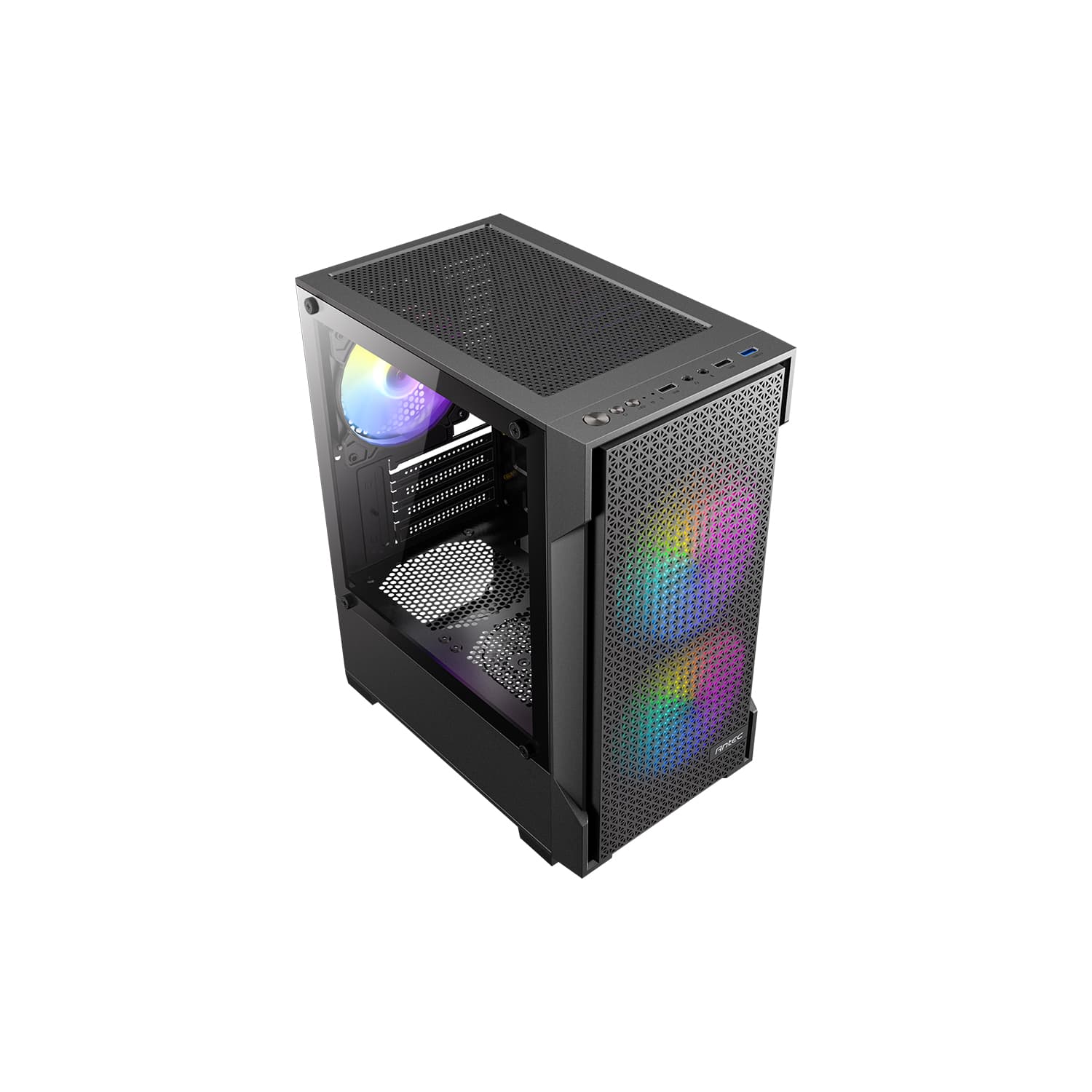 Gabinete Gamer Antec VX100M ARGB Mini Tower Micro-ATX
