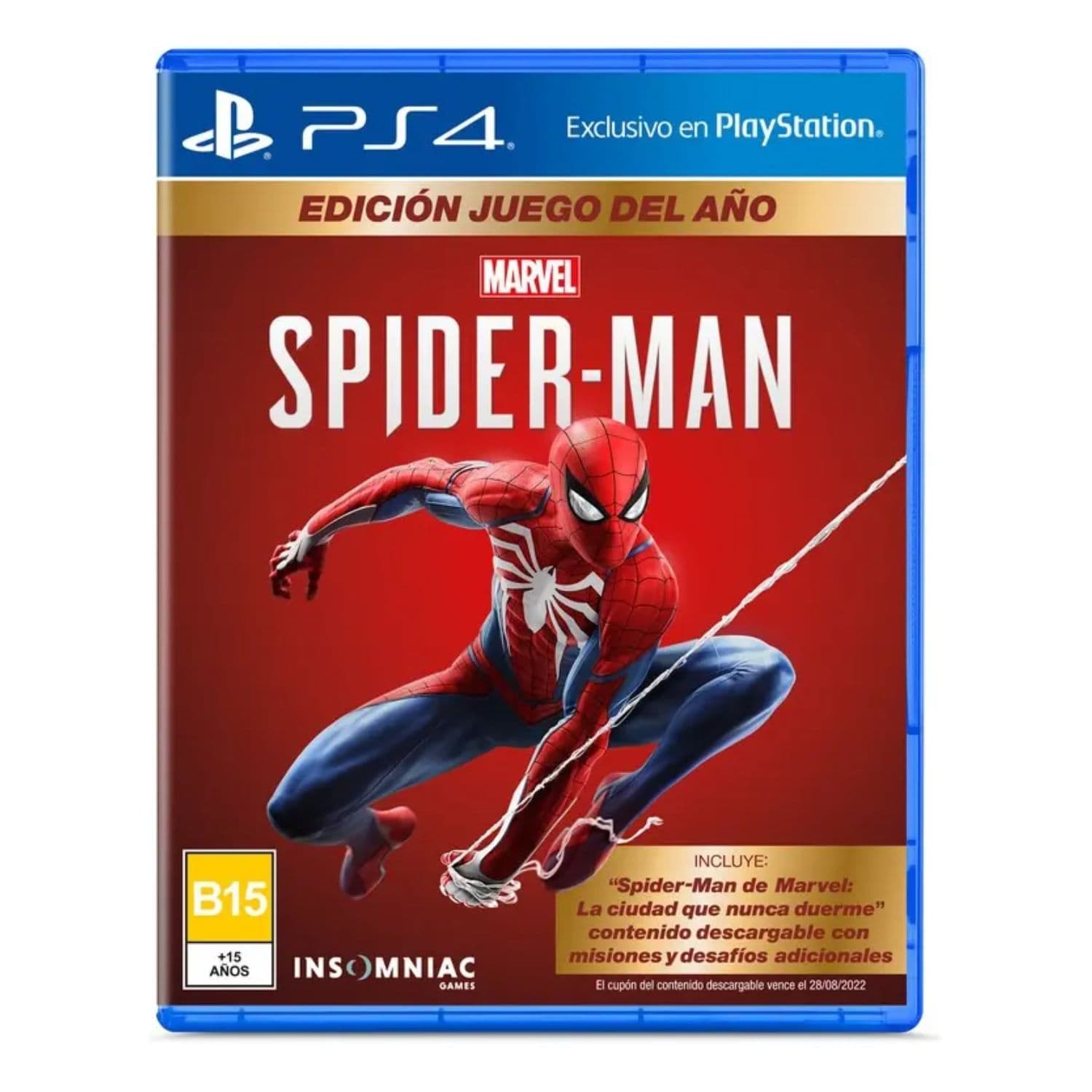 Juego PS4 Marvels Spider-Man Game Of The Year Edition