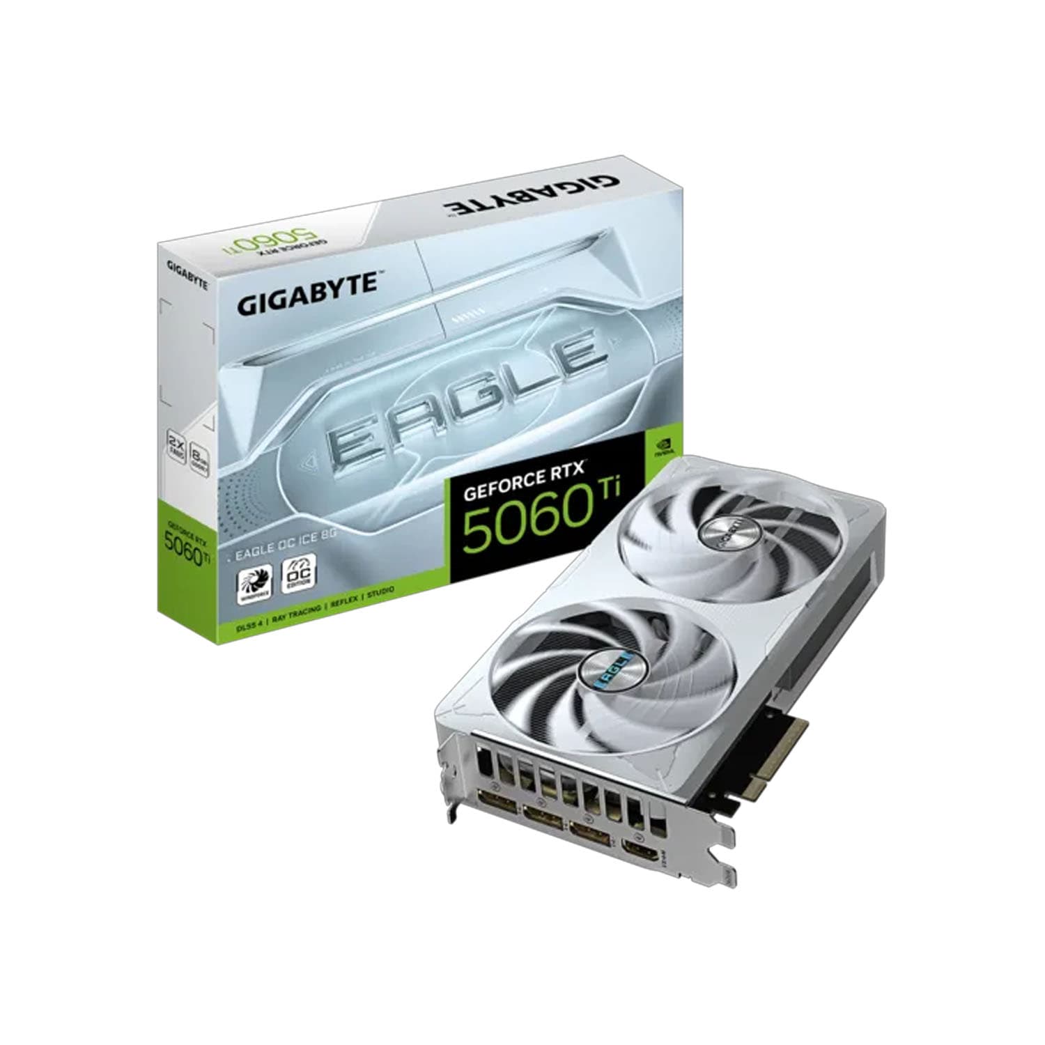 TARJETA DE VIDEO GIGABYTE RTX 5060TI EAGLE OC ICE 8GB