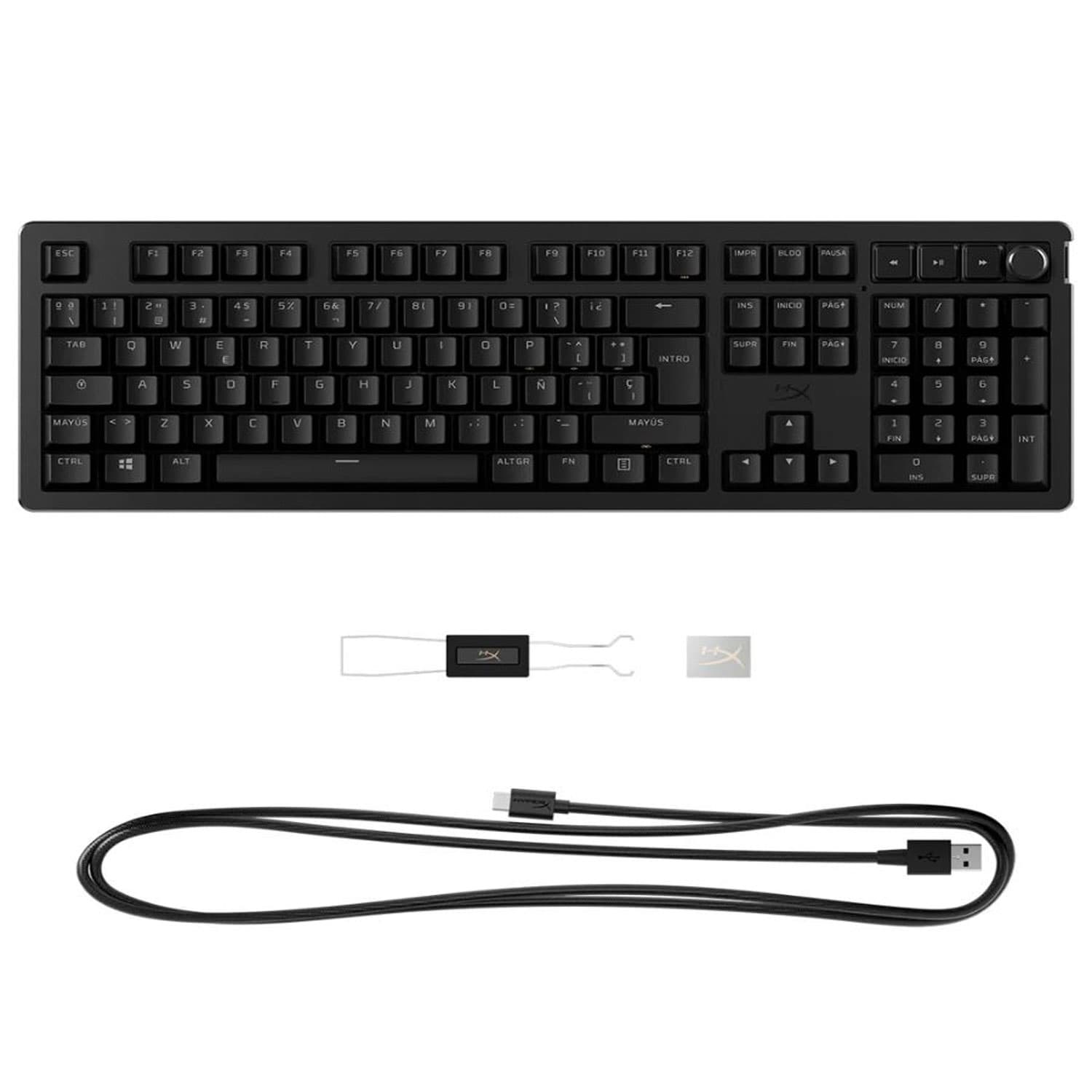 TECLADO GAMING HYPERX MECANICO RGB ALLOY RISE SWITCH RED