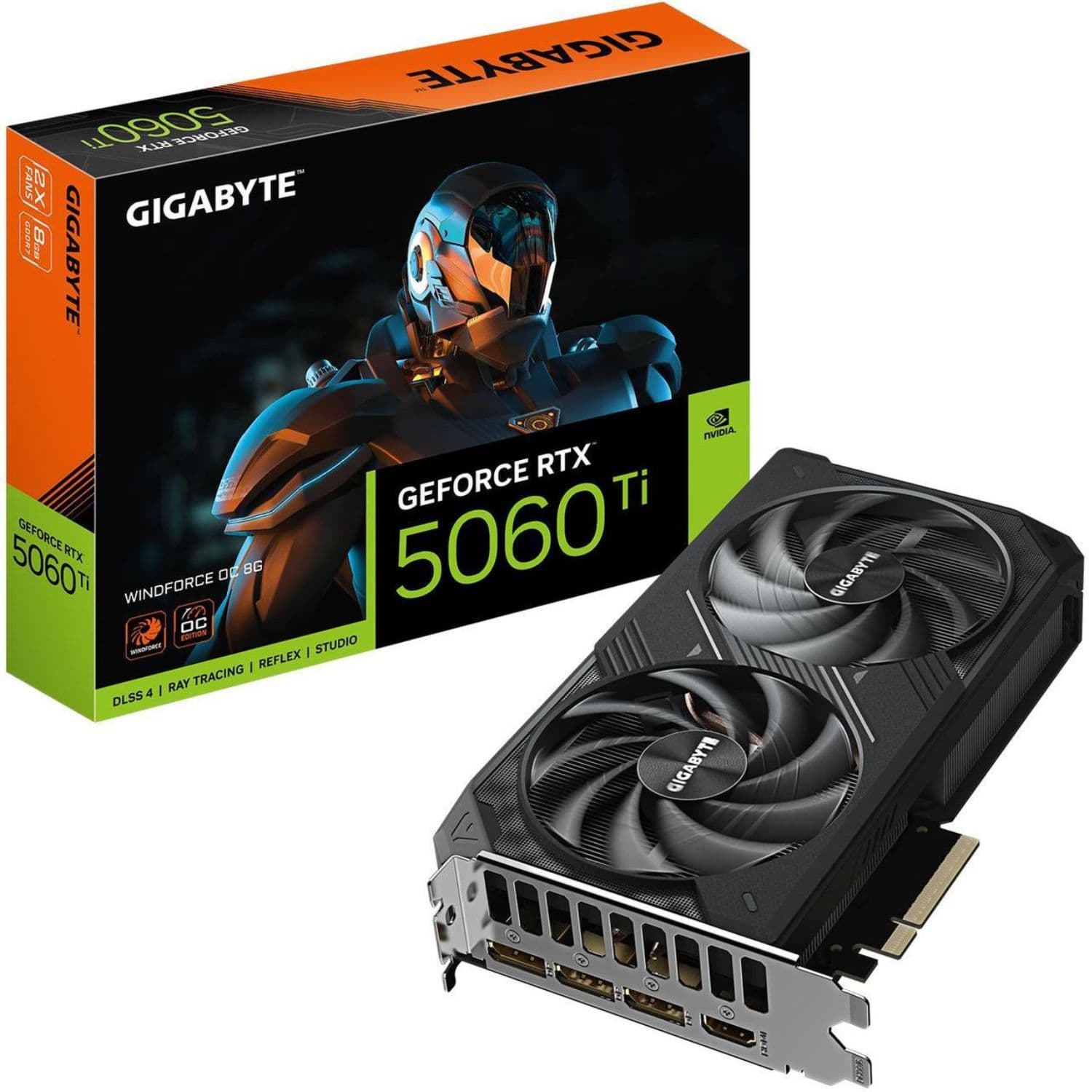PLACA DE VIDEO NVIDIA RTX 5060 TI GIGABYTE AERO OC 8GB