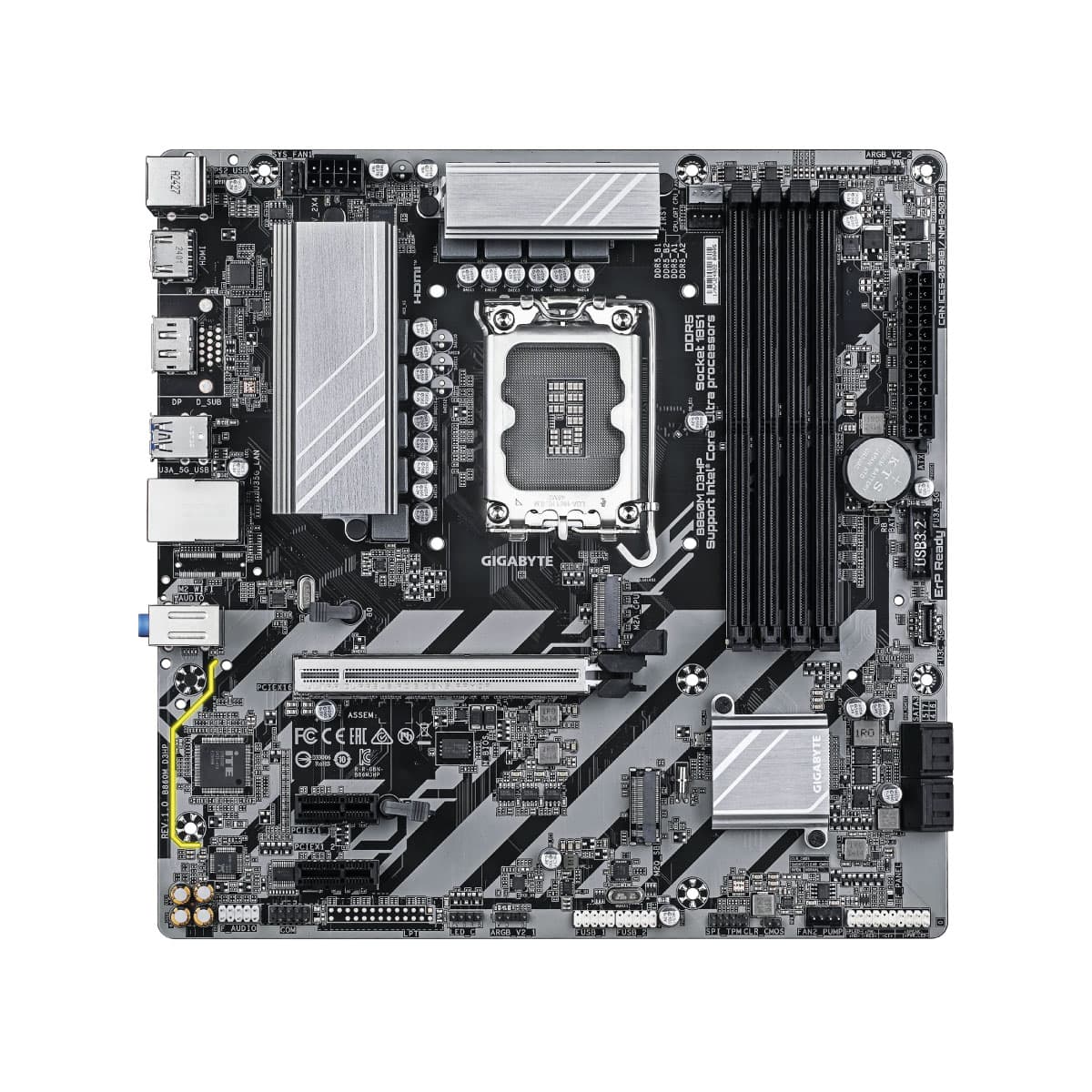 MOTHERBOARD GIGABYTE INTEL B860M D3HP LGA 1851