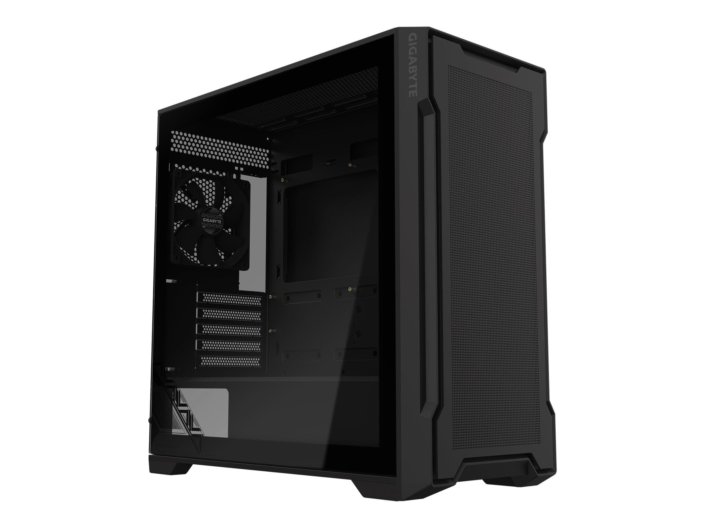 GABINETE GAMER GIGABYTE C102 GLASS BLACK ATX VIDRIO TEMPLADO