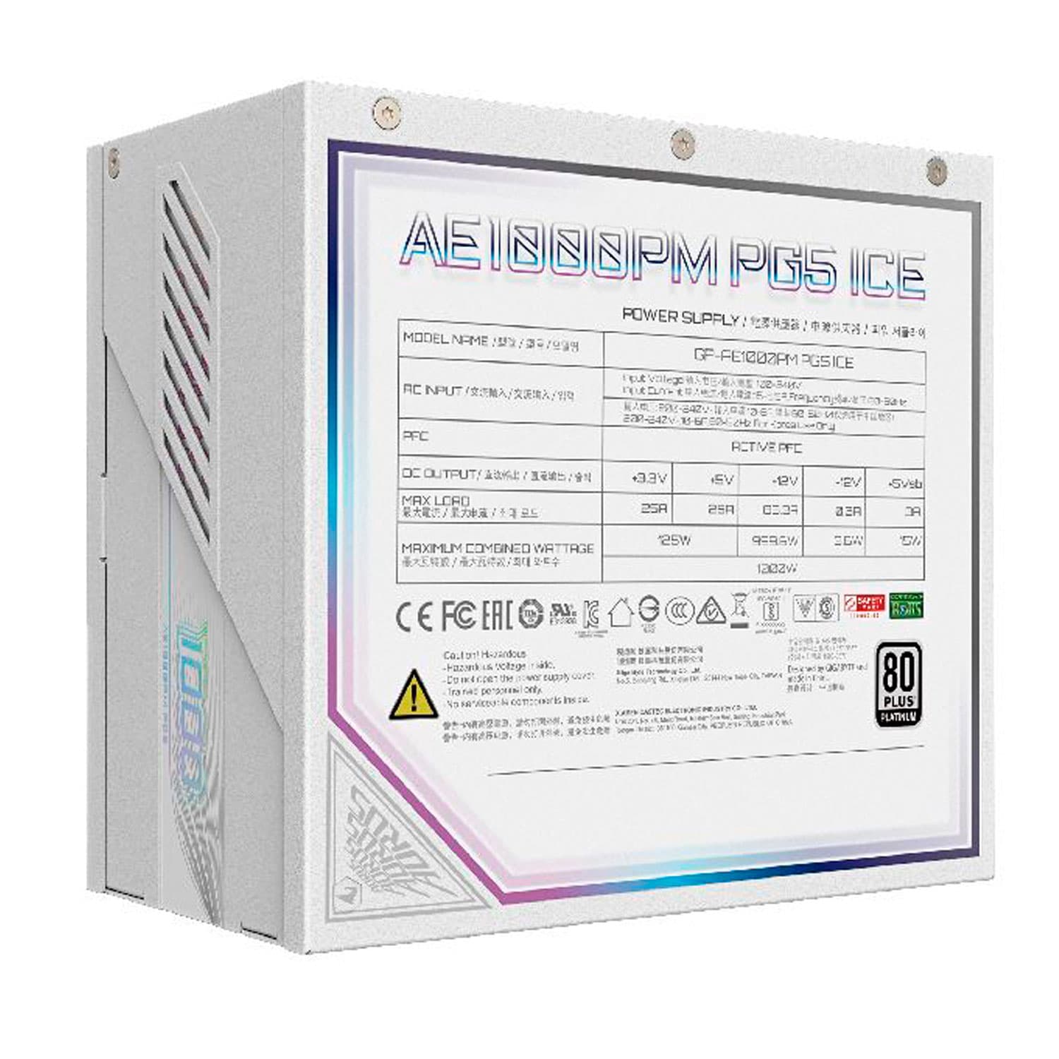 FUENTE AORUS ELITE P1000W 80 PLUS PLATINO