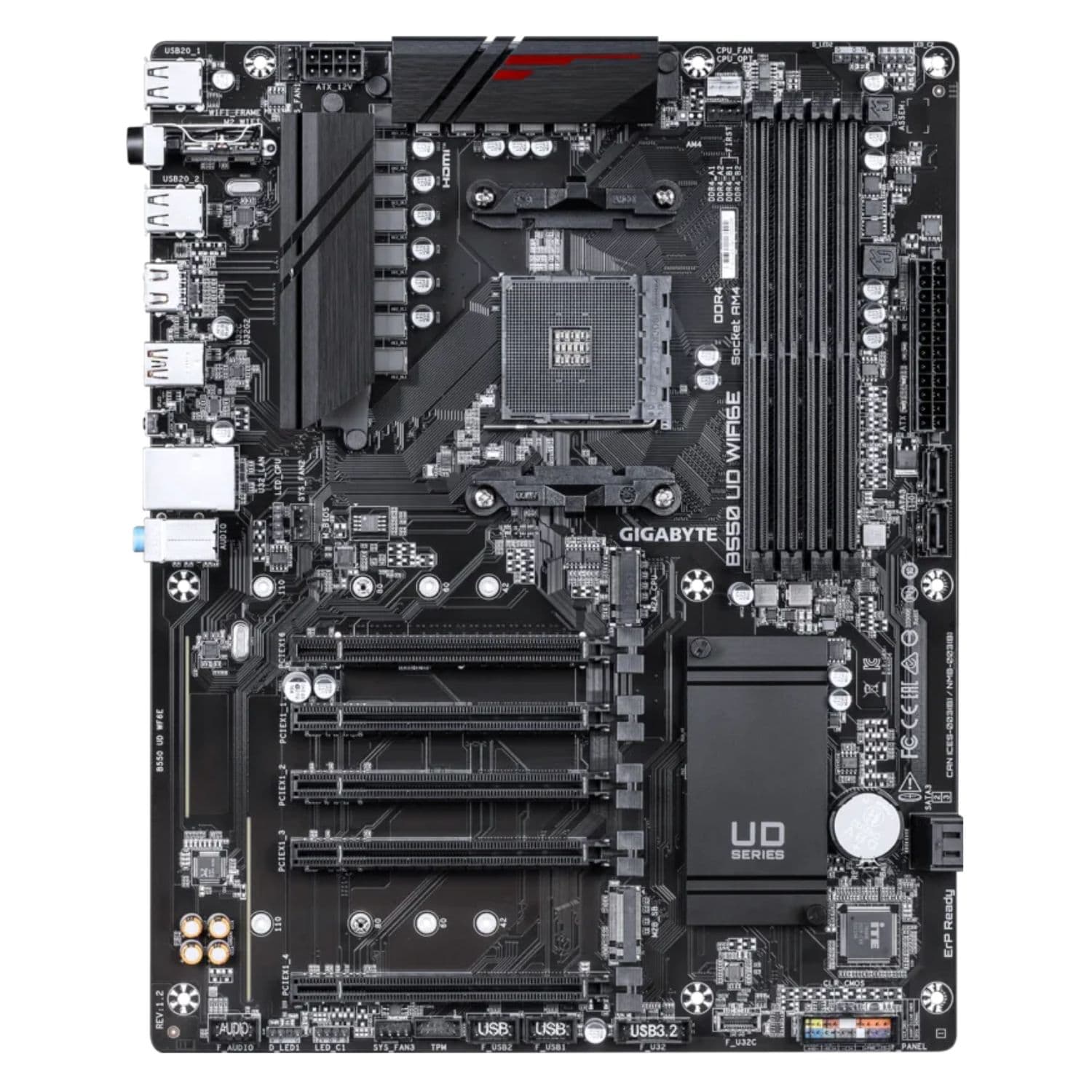 MOTHERBOARD GIGABYTE B550 UD WIFI6E AM4