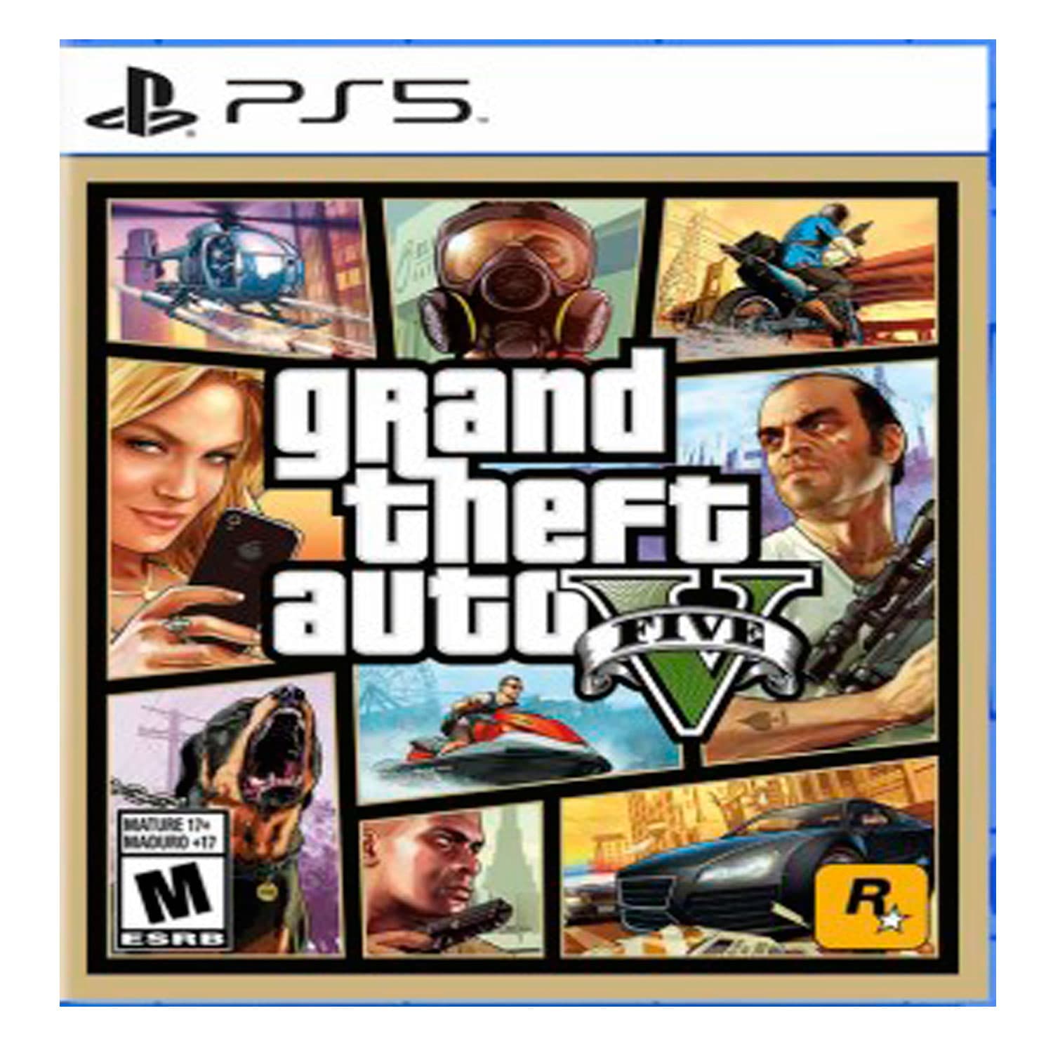 JUEGO PLAYSTATION GRAND THEFT AUTO V PS5