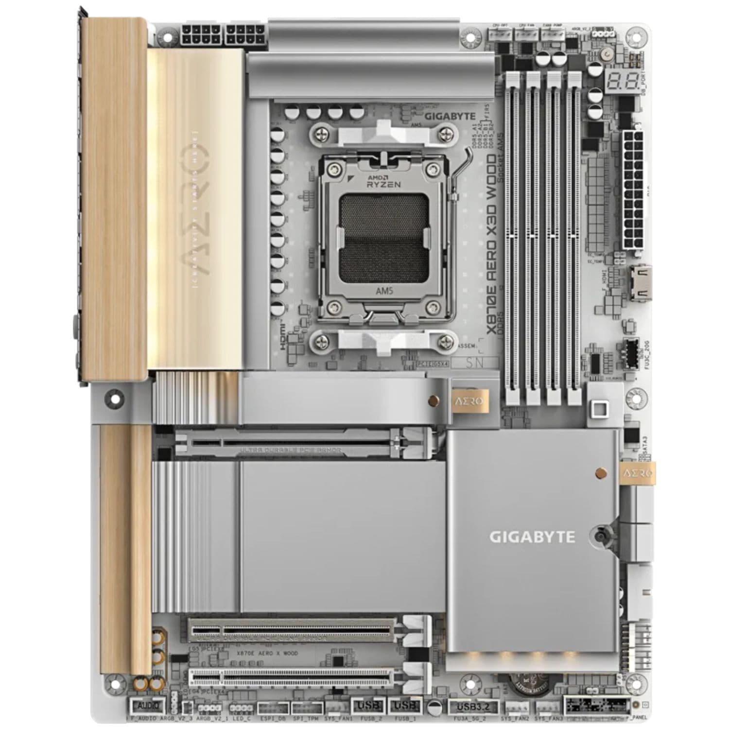 MOTHERBOARD GIGABYTE X870E AERO X WOOD AM5