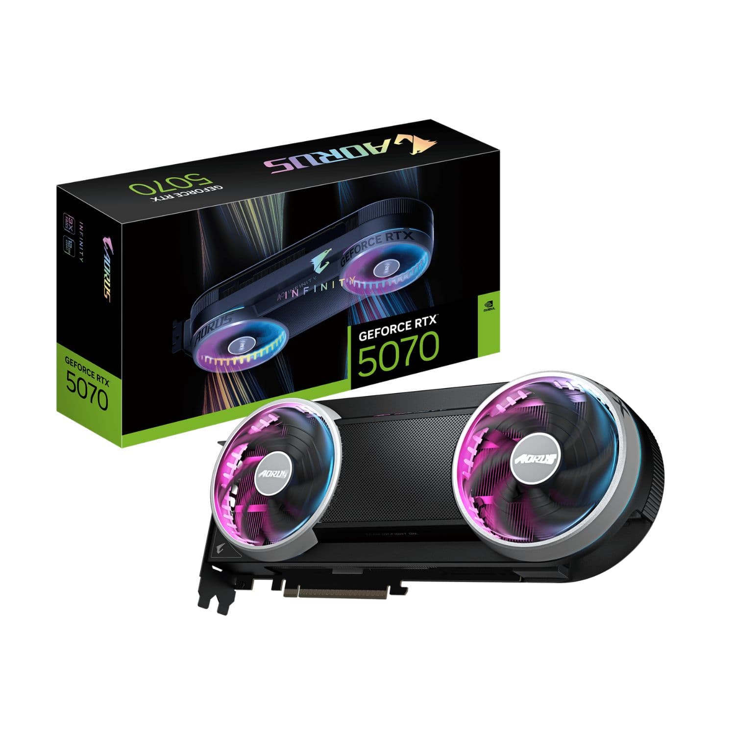 PLACA DE VIDEO GIGABYTE AORUS RTX 5070 INFINITY 12GB