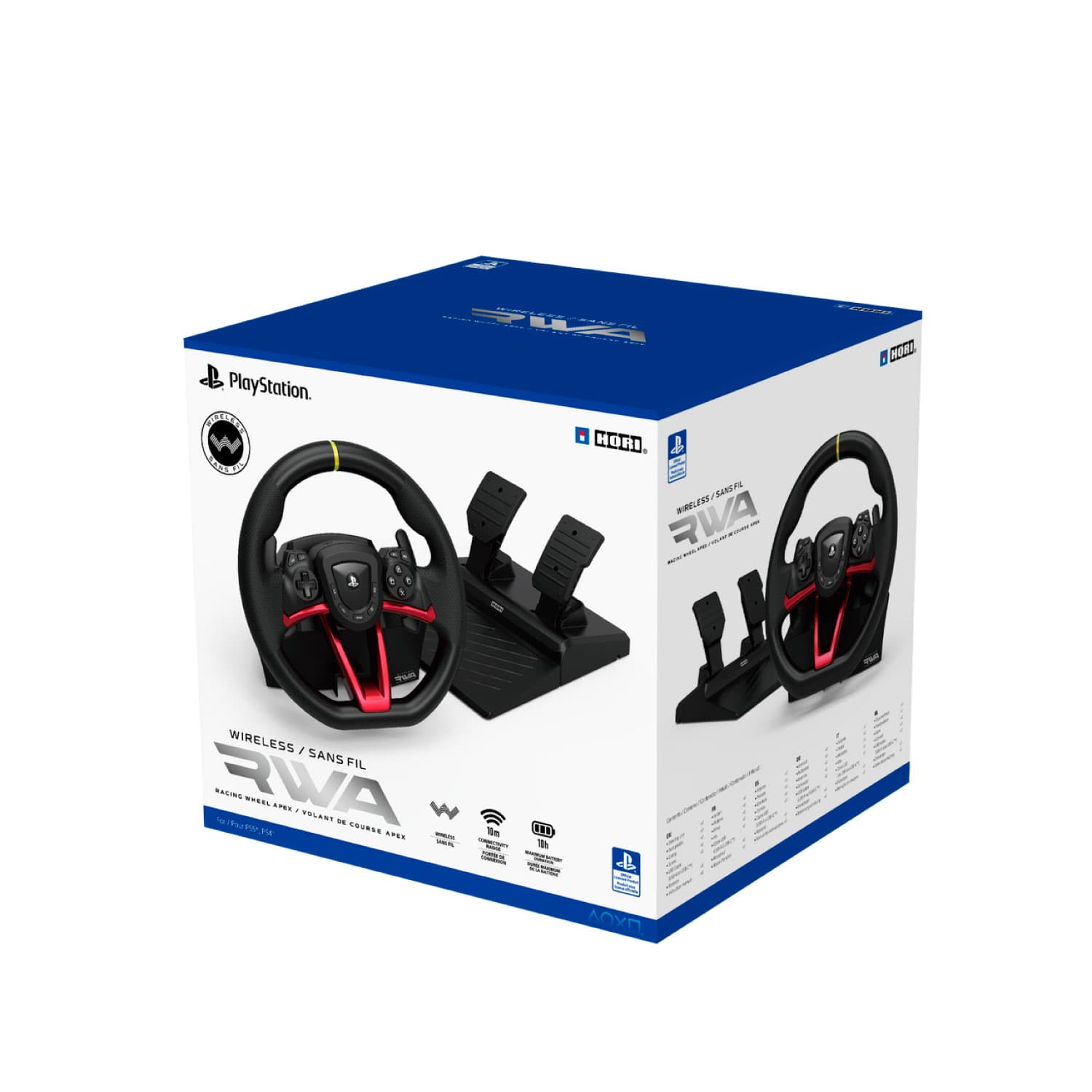 Volante Y Pedalera Hori Apex Inalambrico Para Playstation 5 PS4 PC Original
