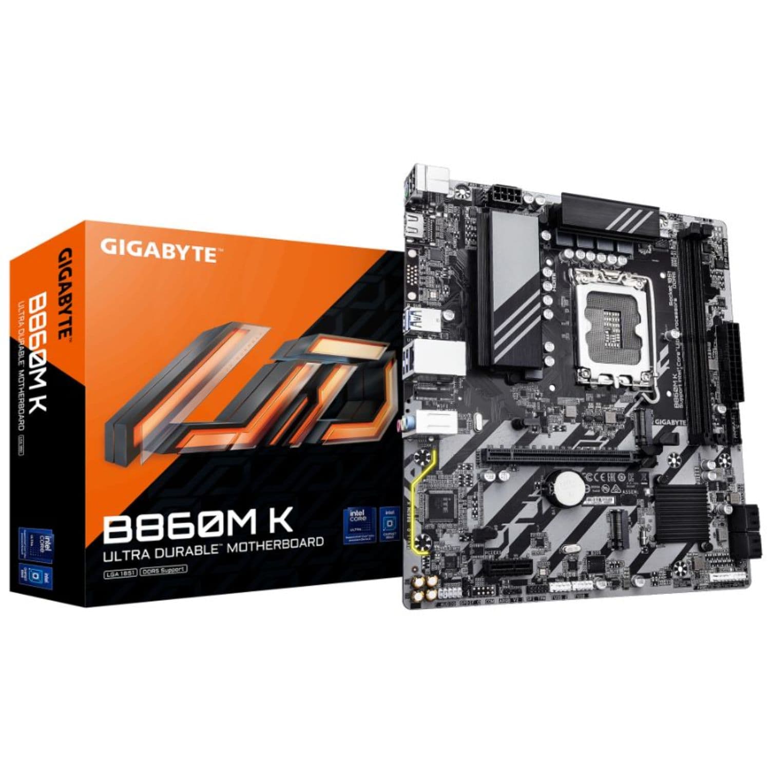 MOTHERBOARD GIGABYTE INTEL B860M K DDR5 M.2 LGA 1851
