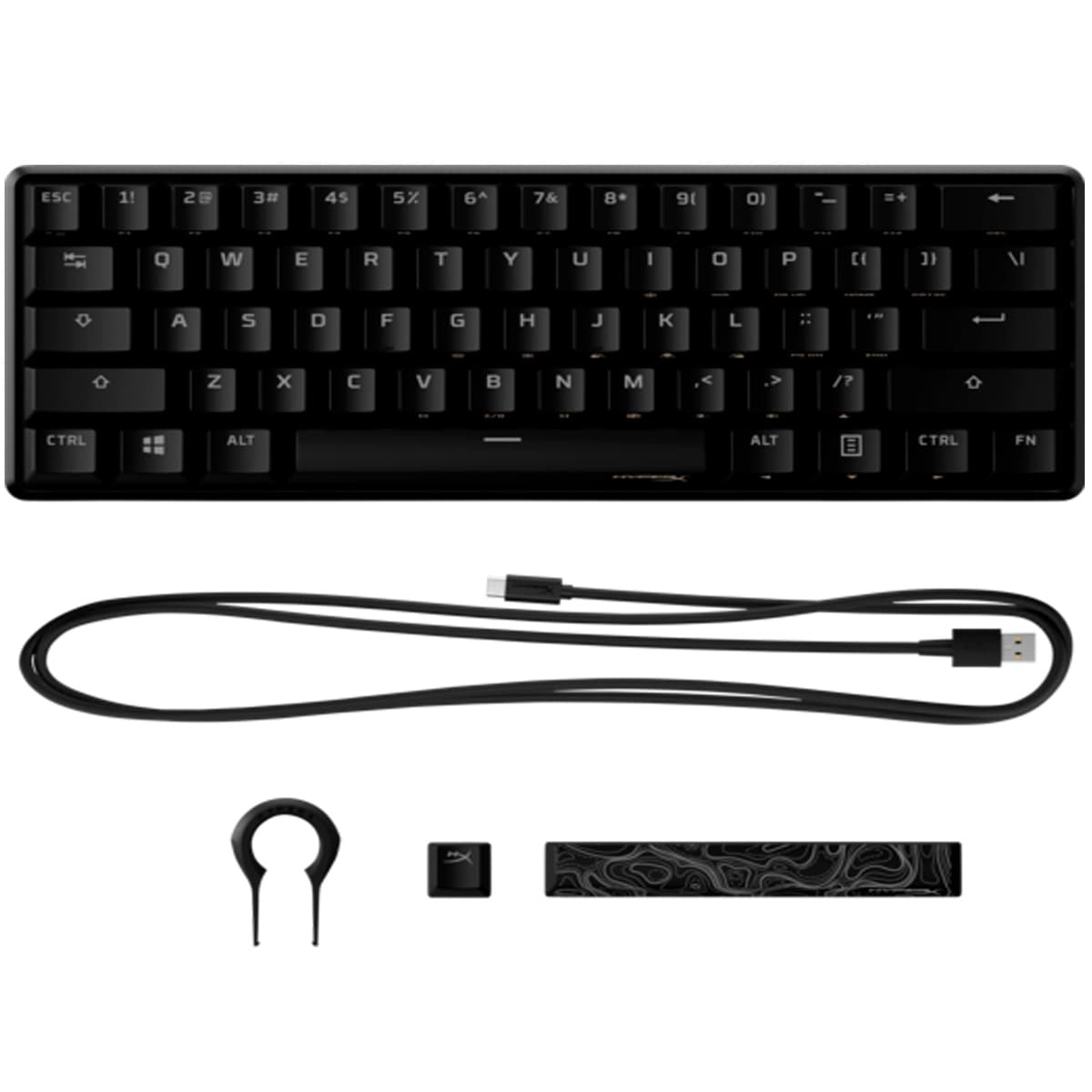 Teclado Gamer Hyperx Alloy Origins 60 Mecánico 4P5N4AA#ABA