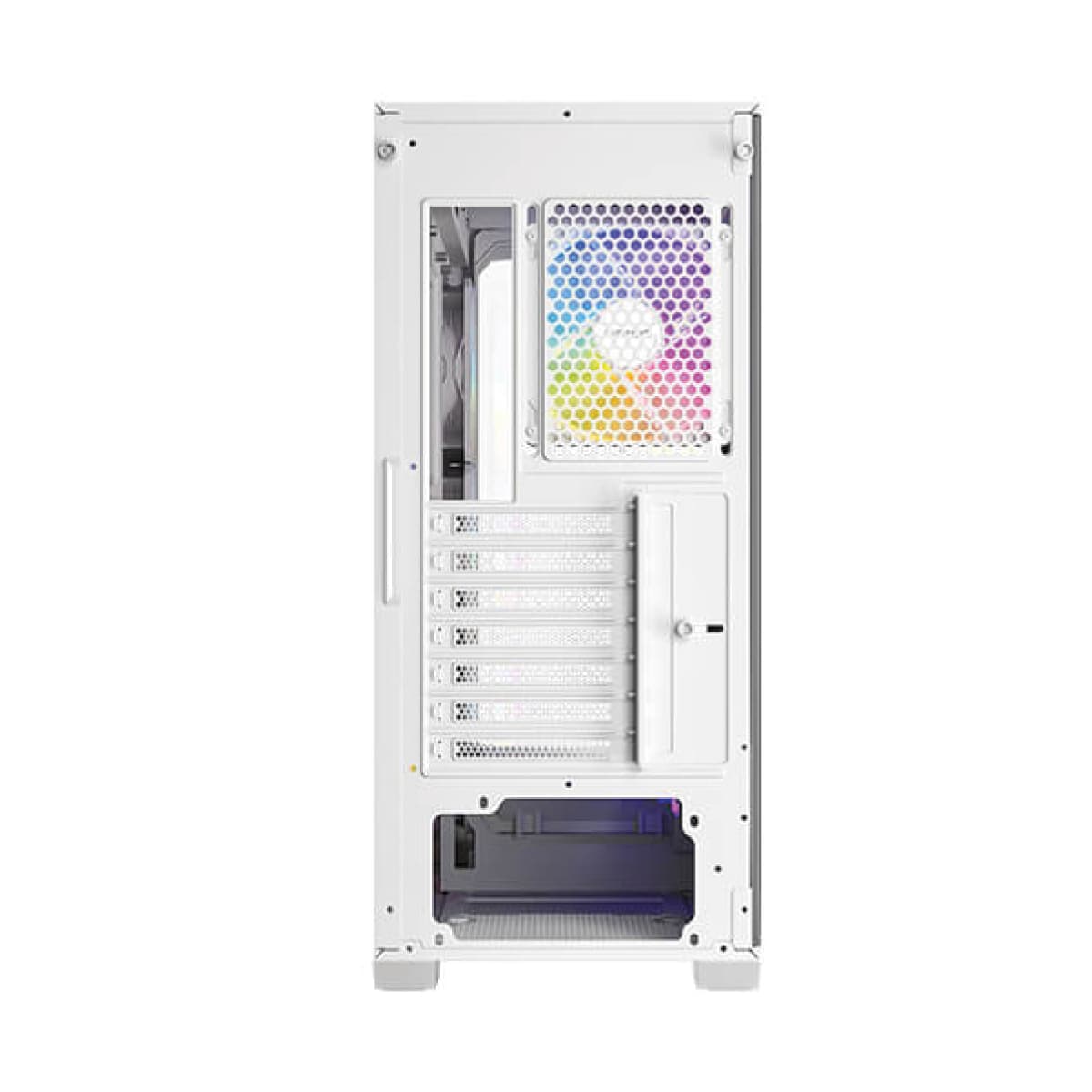 GABINETE ANTEC C3 VIDRIO TEMPLADO - FANES ARGB C/4 INCLUIDOS BLANCO