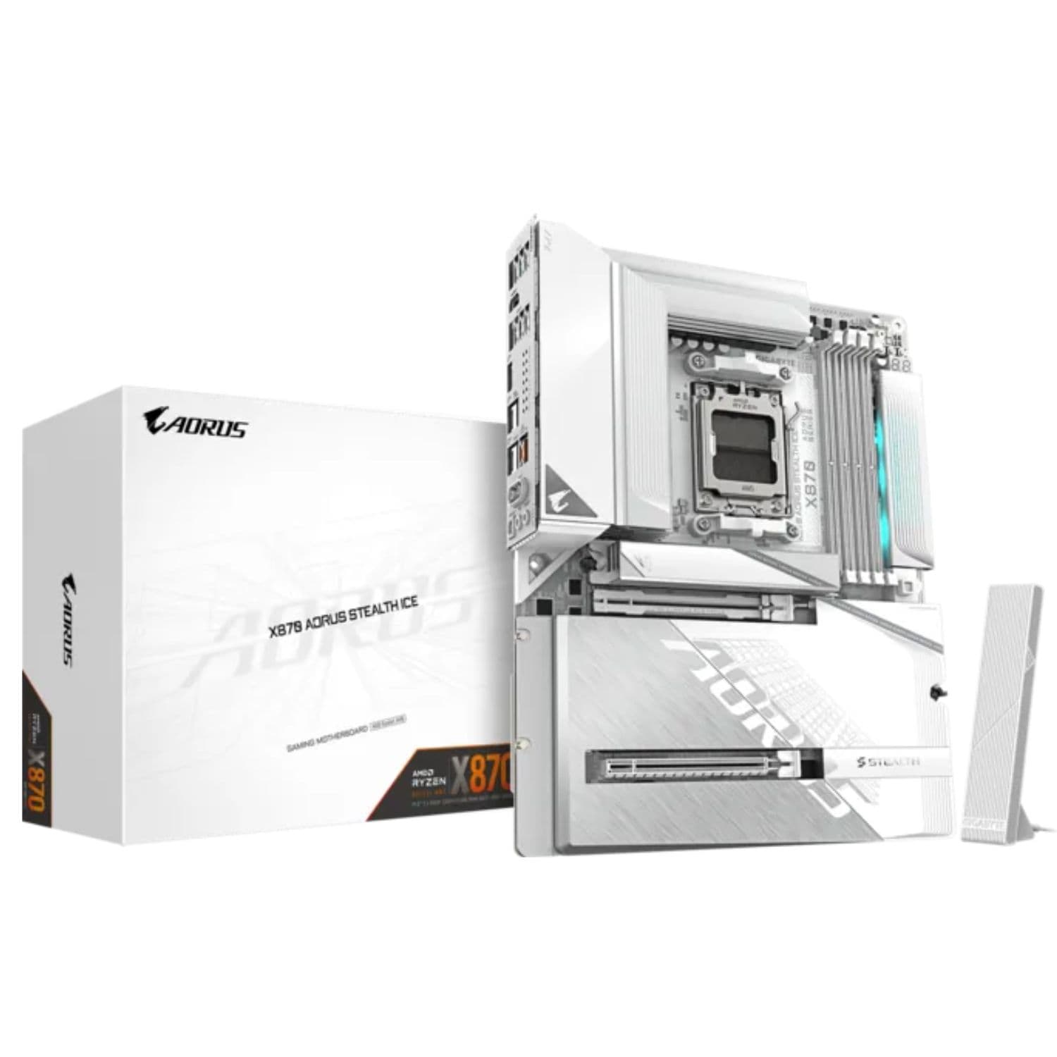 MOTHERBOARD GIGABYTE X870 A STEALTH ICE AM5