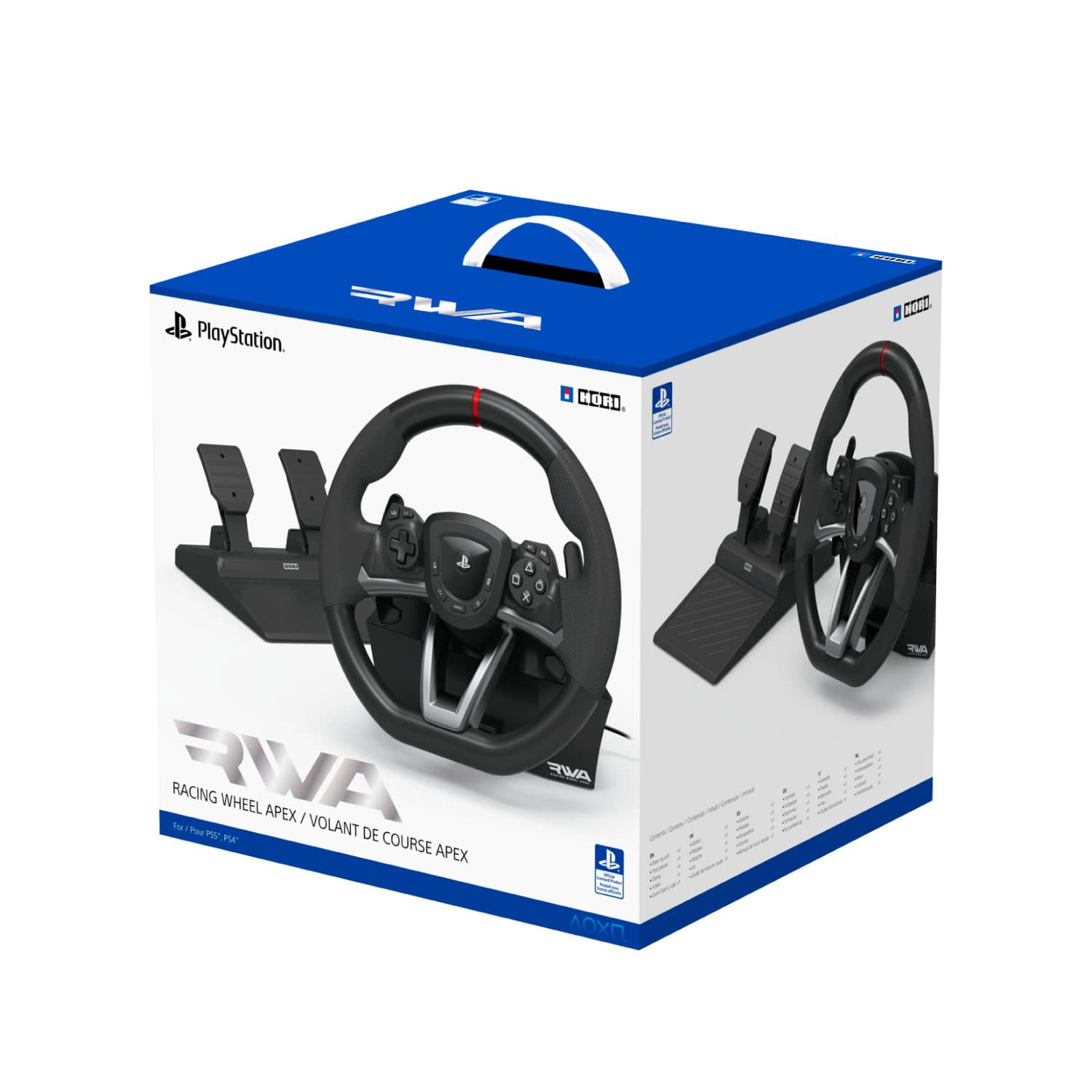VOLANTE DE CARRERAS HORI APEX PARA PS5 PS4 WIN 11/10