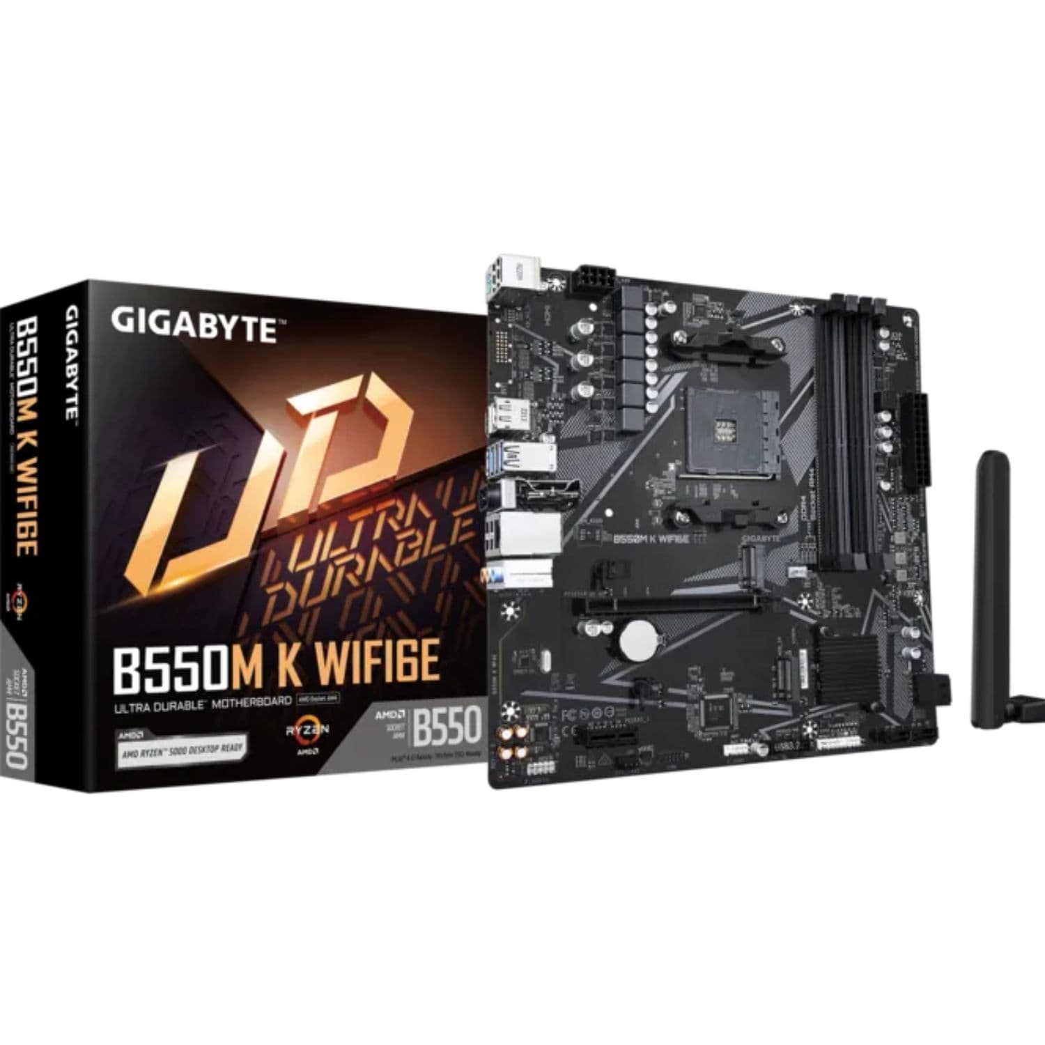 MOTHERBOARD GIGABYTE B550M K WIFI6E AM4
